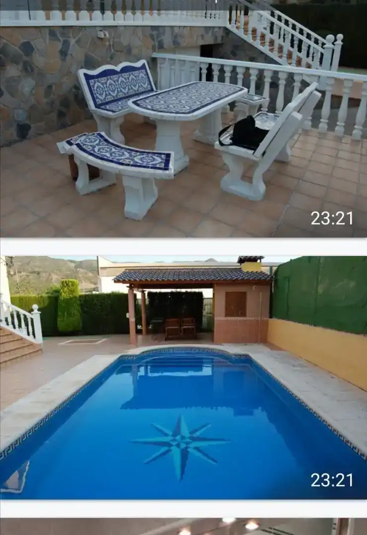 Terraza de Casa o chalet en venta en  Murcia Capital con Aire acondicionado y Piscina