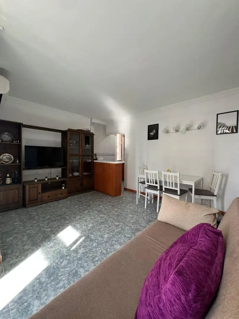 Wohnzimmer von Wohnungen zur Miete in Fuengirola mit Klimaanlage, Terrasse und Gemeinschaftspool