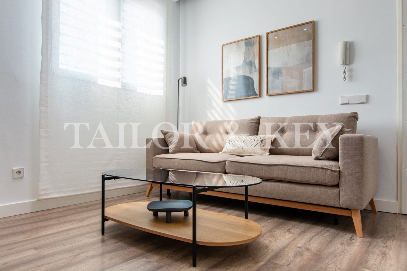 Living room of Flat to rent in Villanueva del Pardillo  with Air Conditioner, Heating and Furnished