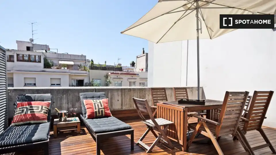 Flat with terrace to rent in Sarrià - Sant Gervasi, imagen 13