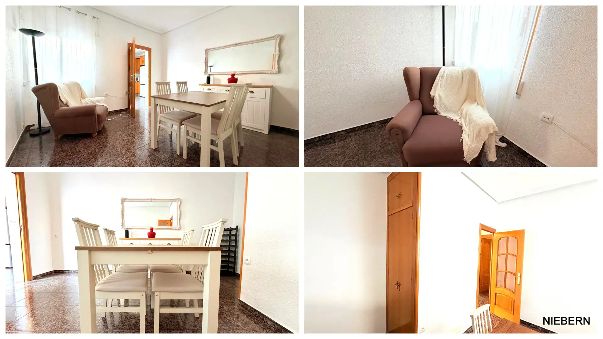 Sala d'estar de Casa o xalet de lloguer en Cartagena amb Aire condicionat, Terrassa i Moblat
