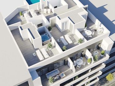 Attico con piscina in vendita a Centro