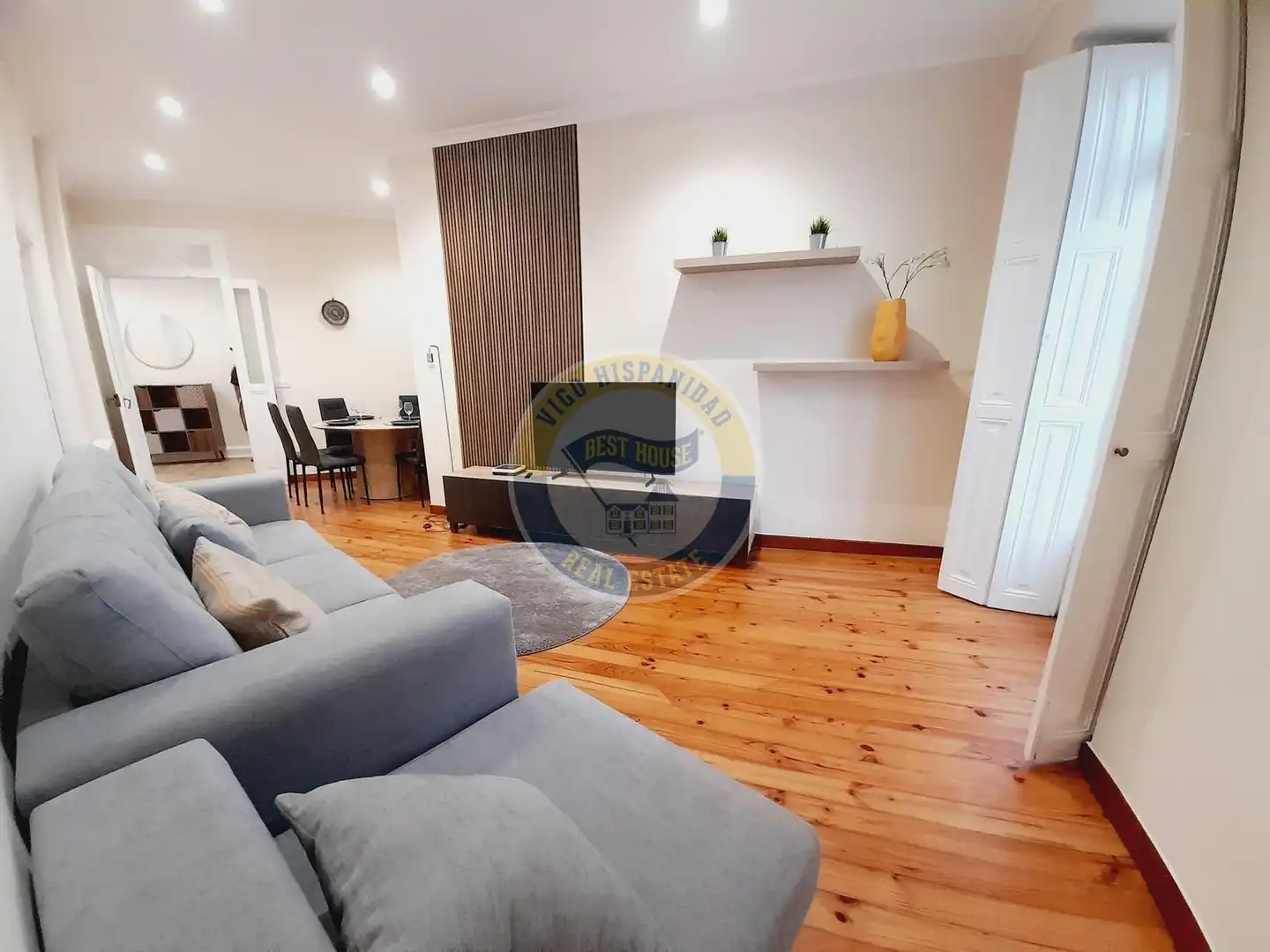 Sala de estar de Piso en venta en Vigo  con Amueblado