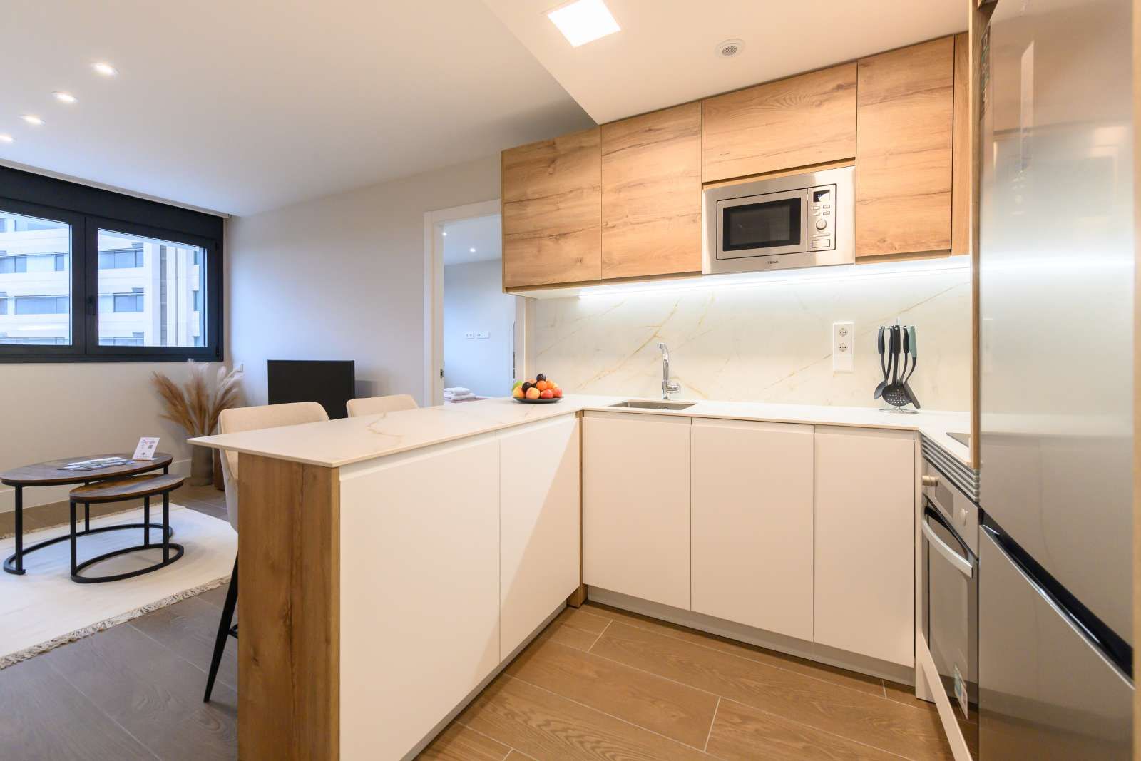 Cuina de Estudi per a compartir en  Madrid Capital amb Aire condicionat i Terrassa