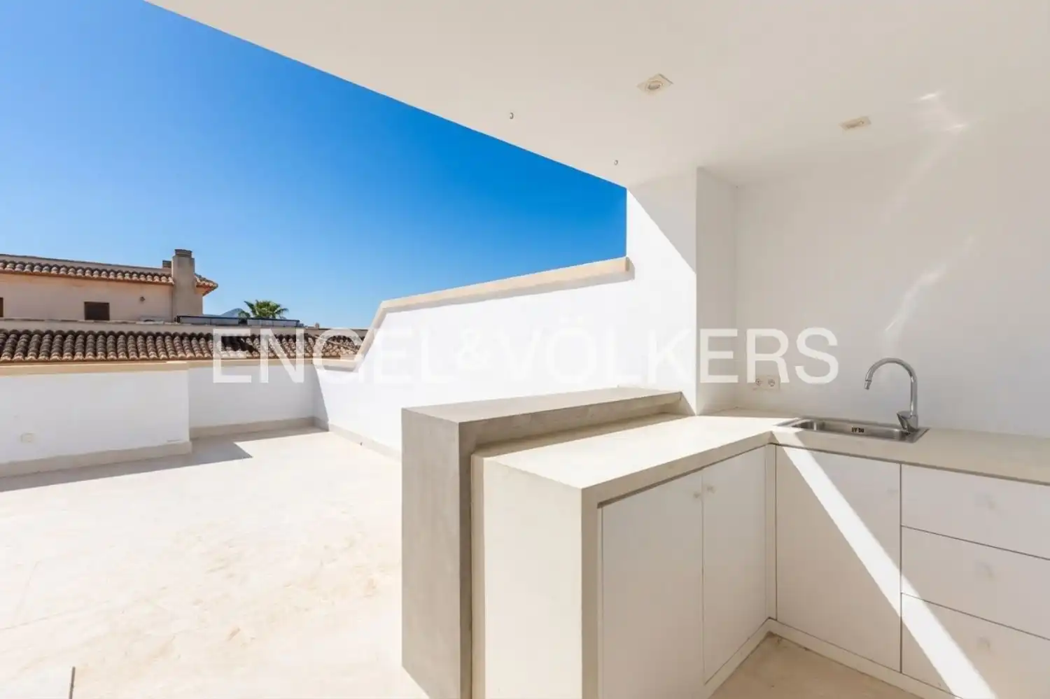 Terrasse von Wohnung zum Verkauf in Jávea / Xàbia mit Klimaanlage, Heizung und Schwimmbad