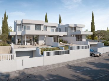 Casa aparellada d'obra nova amb piscina en venda a Carrer Auguste Renoir 26