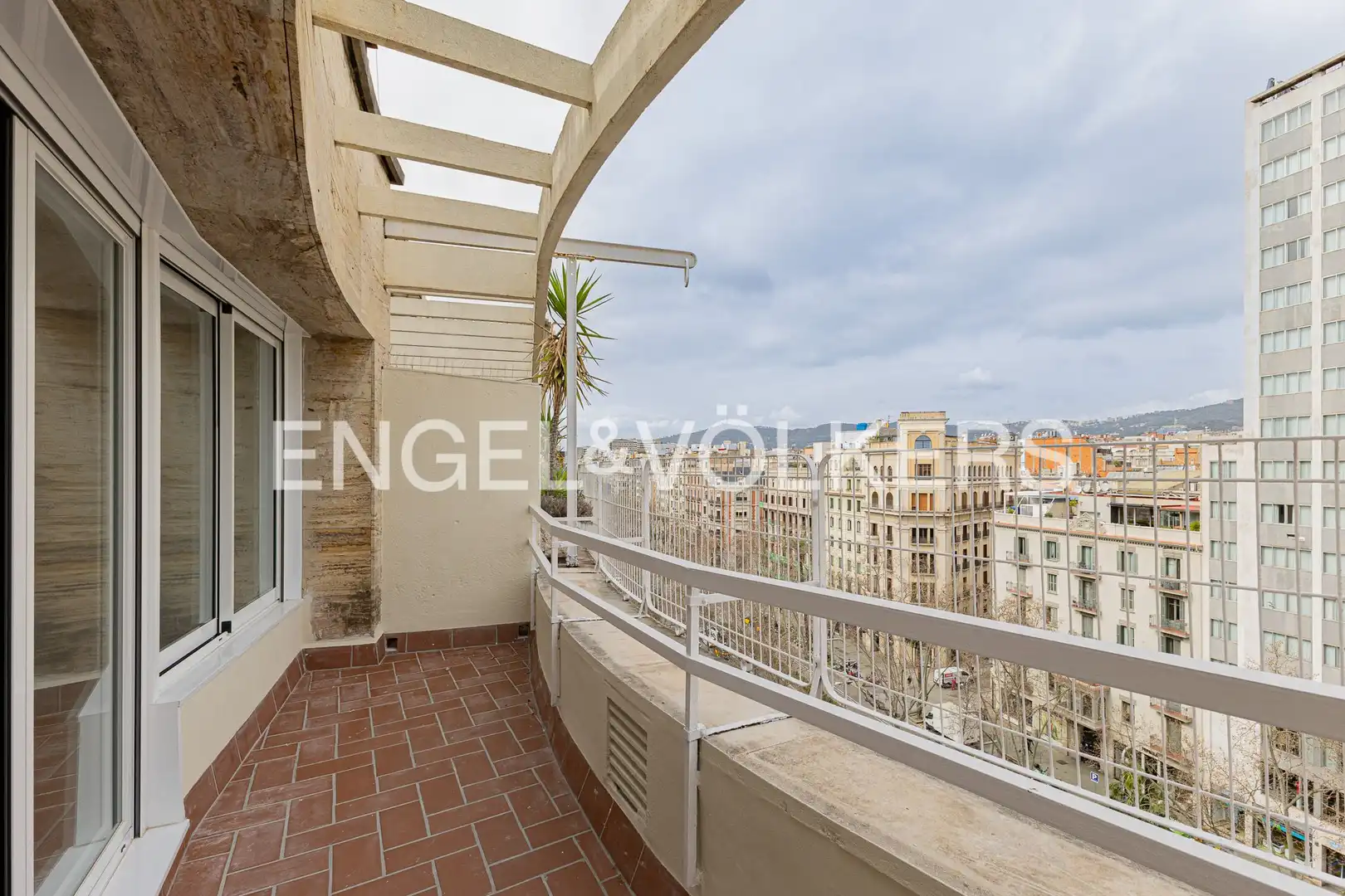 Terrasse von Wohnung zur Miete in Barcelona mit Klimaanlage, Heizung und Parkett