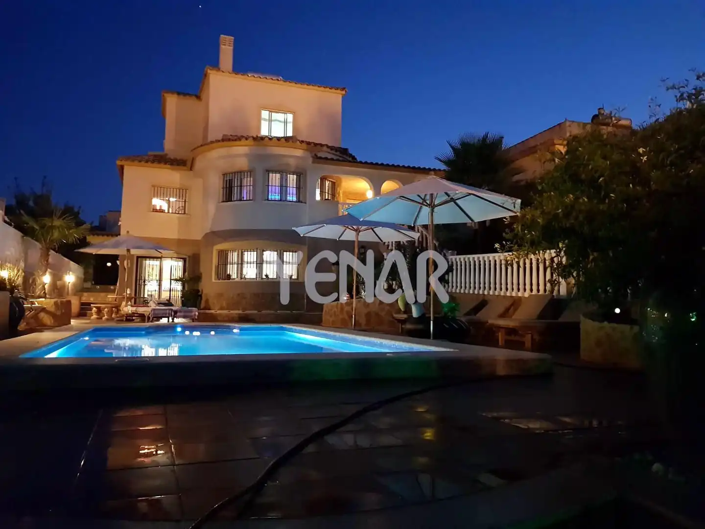 Piscina de Casa o chalet en venta en Castalla con Aire acondicionado y Trastero
