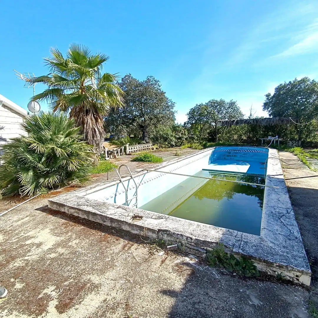 Piscina de Casa o xalet en venda en Valverde de Mérida amb Aire condicionat