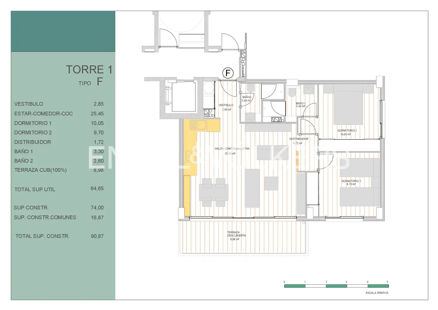 Flat with terrace for sale in Puerto Deportivo, imagen 30