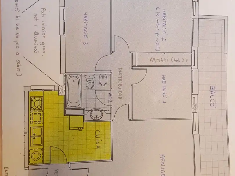 Piso en venta en  Barcelona Capital con Terraza y Balcón