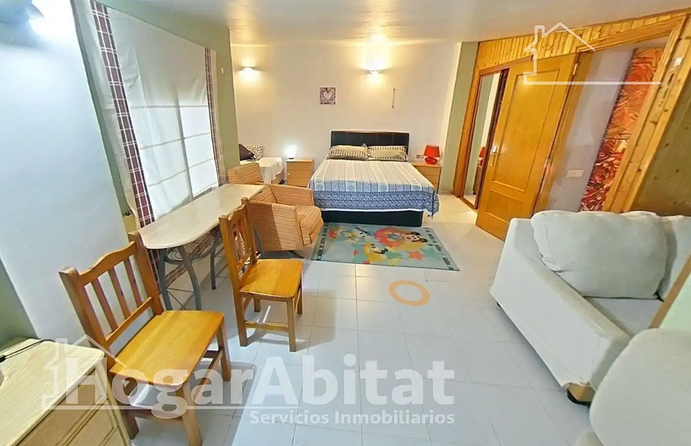 Bedroom of Attic for sale in Mislata  with Air Conditioner, Heating and Terrace