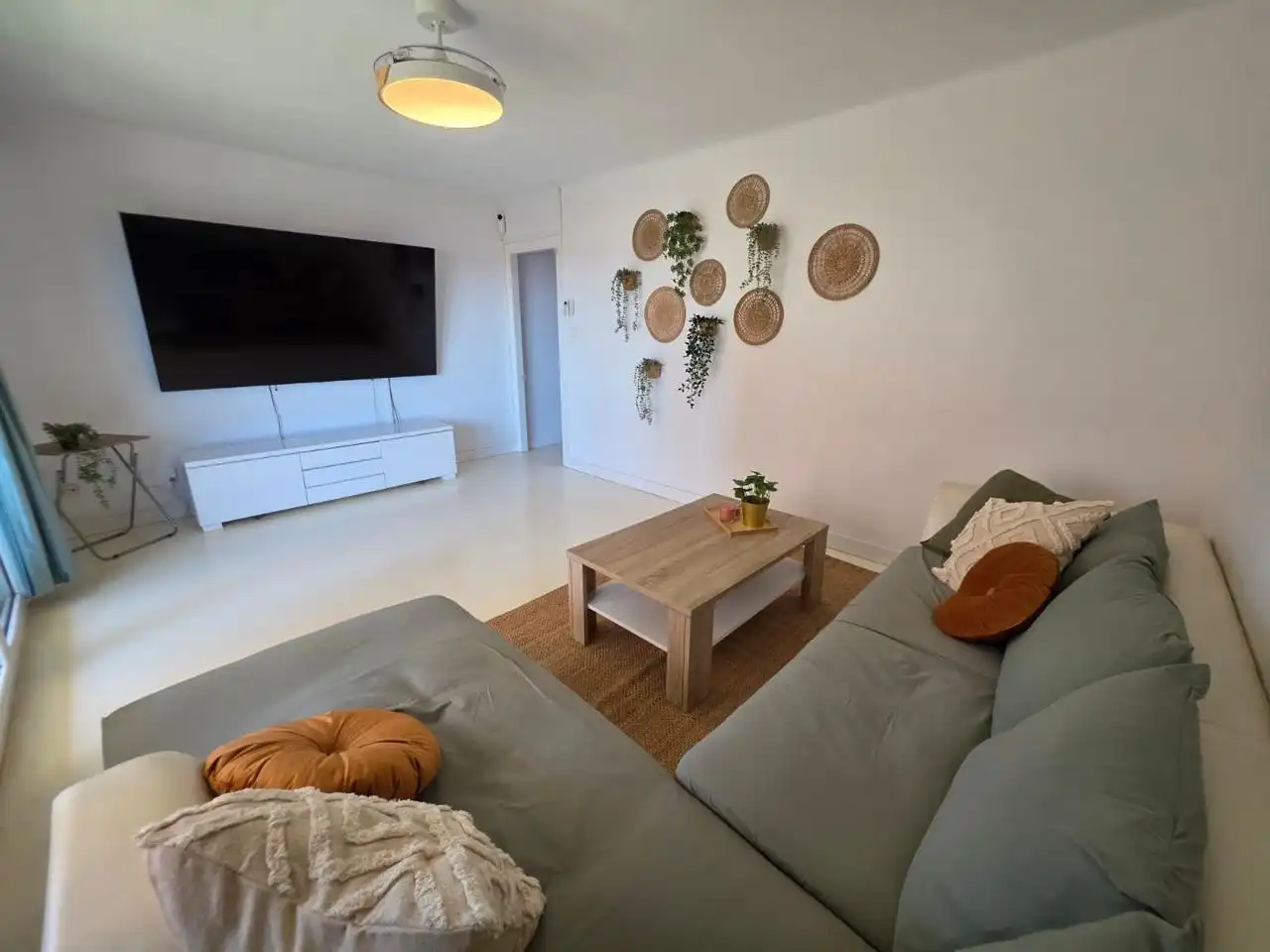 Wohnzimmer von Wohnung zur Miete in Castelldefels mit Klimaanlage, Terrasse und Möbliert