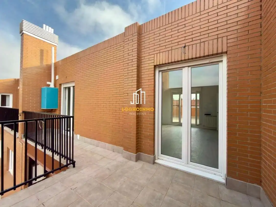 Terrasse von Wohnung zum Verkauf in Lardero mit Heizung, Parkett und Terrasse