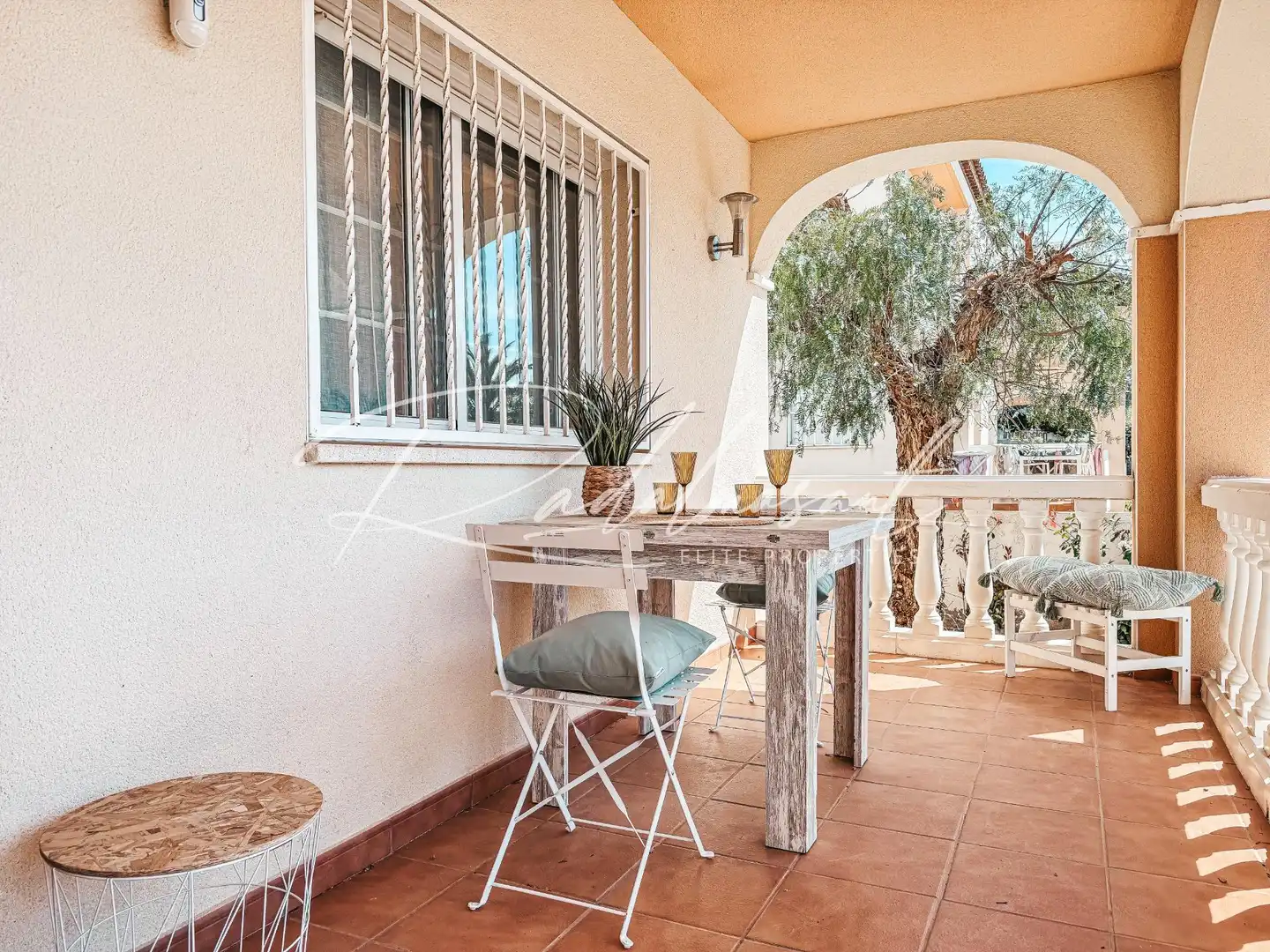 Terrace of Detached homes for sale in Mont-roig del Camp  with Air Conditioner, Heating and Private garden