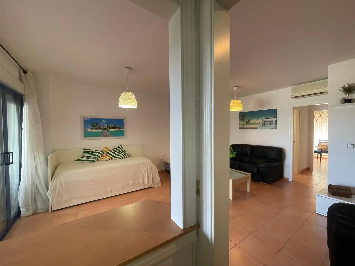 Sala d'estar de Pis de lloguer en Cartagena amb Moblat