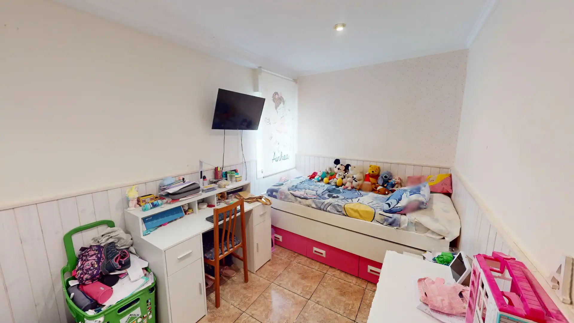 Bedroom of Flat for sale in Elche / Elx  with Air Conditioner, Furnished and Balcony