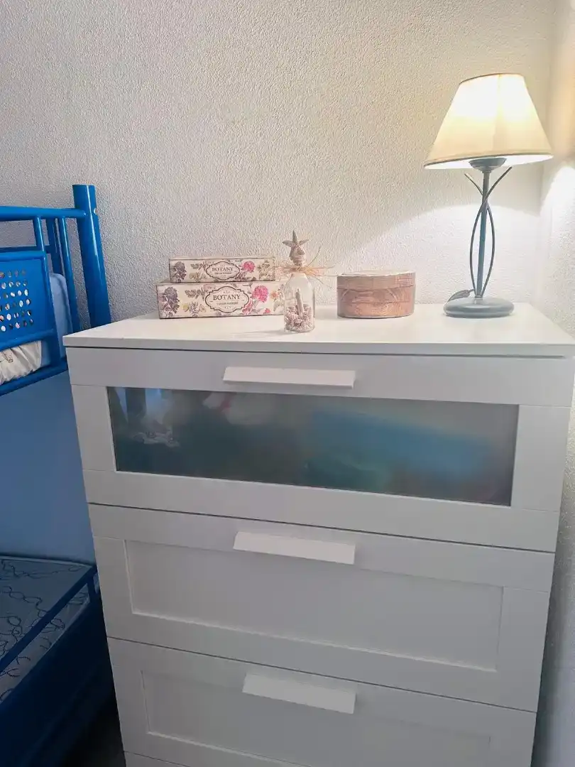 Dormitori de Pis de lloguer en Chipiona amb Aire condicionat, Moblat i Rentadora