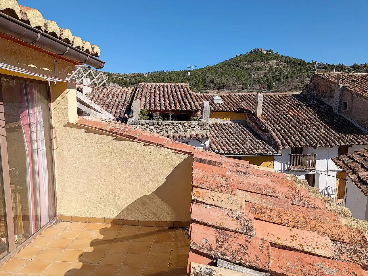 Vista exterior de Casa o chalet en venta en Morella con Calefacción, Terraza y Balcón