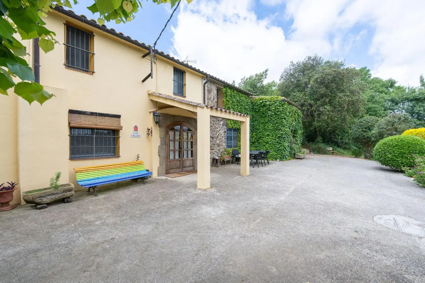 Vista exterior de Finca rústica en venta en Bescanó con Calefacción, Jardín privado y Trastero