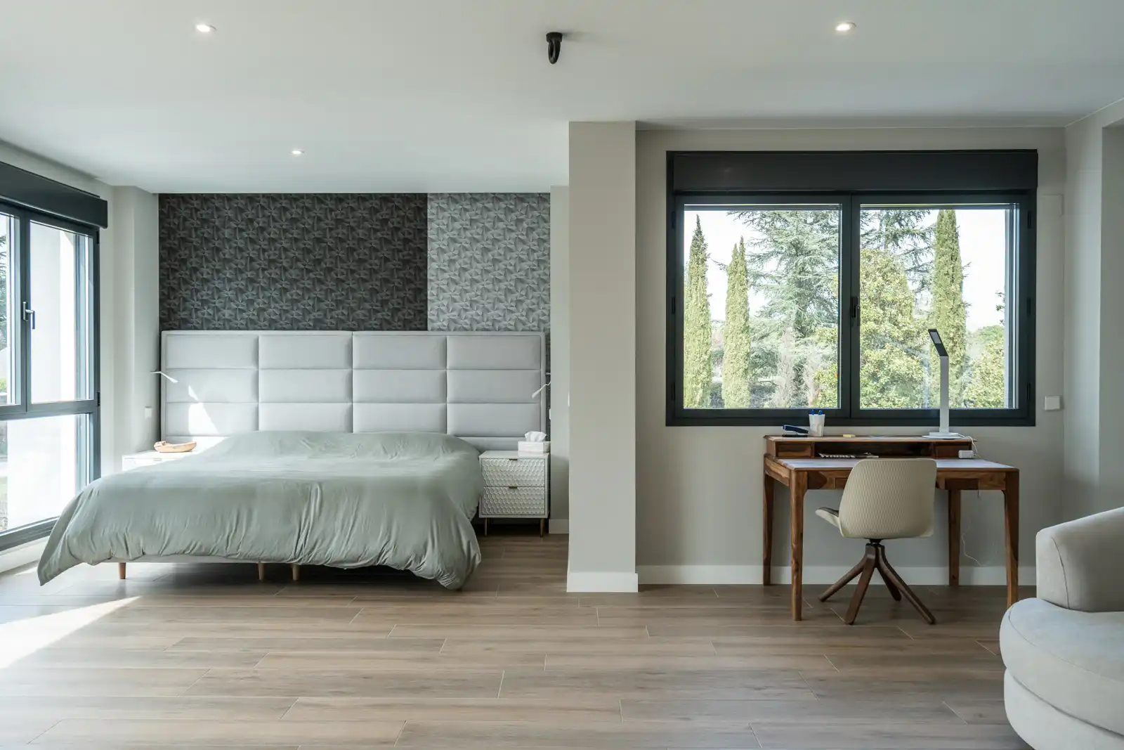 Bedroom of Houses for sale in Villanueva de la Cañada  with Air Conditioner, Heating and Private garden