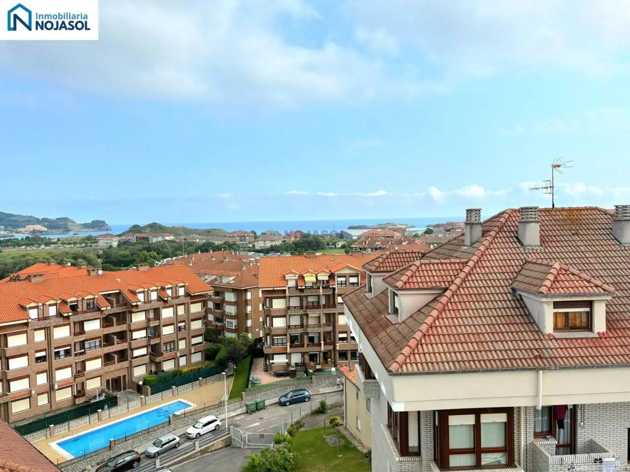 Exterior view of Flat for rent in Noja  with Heating, Terrace and Furnished