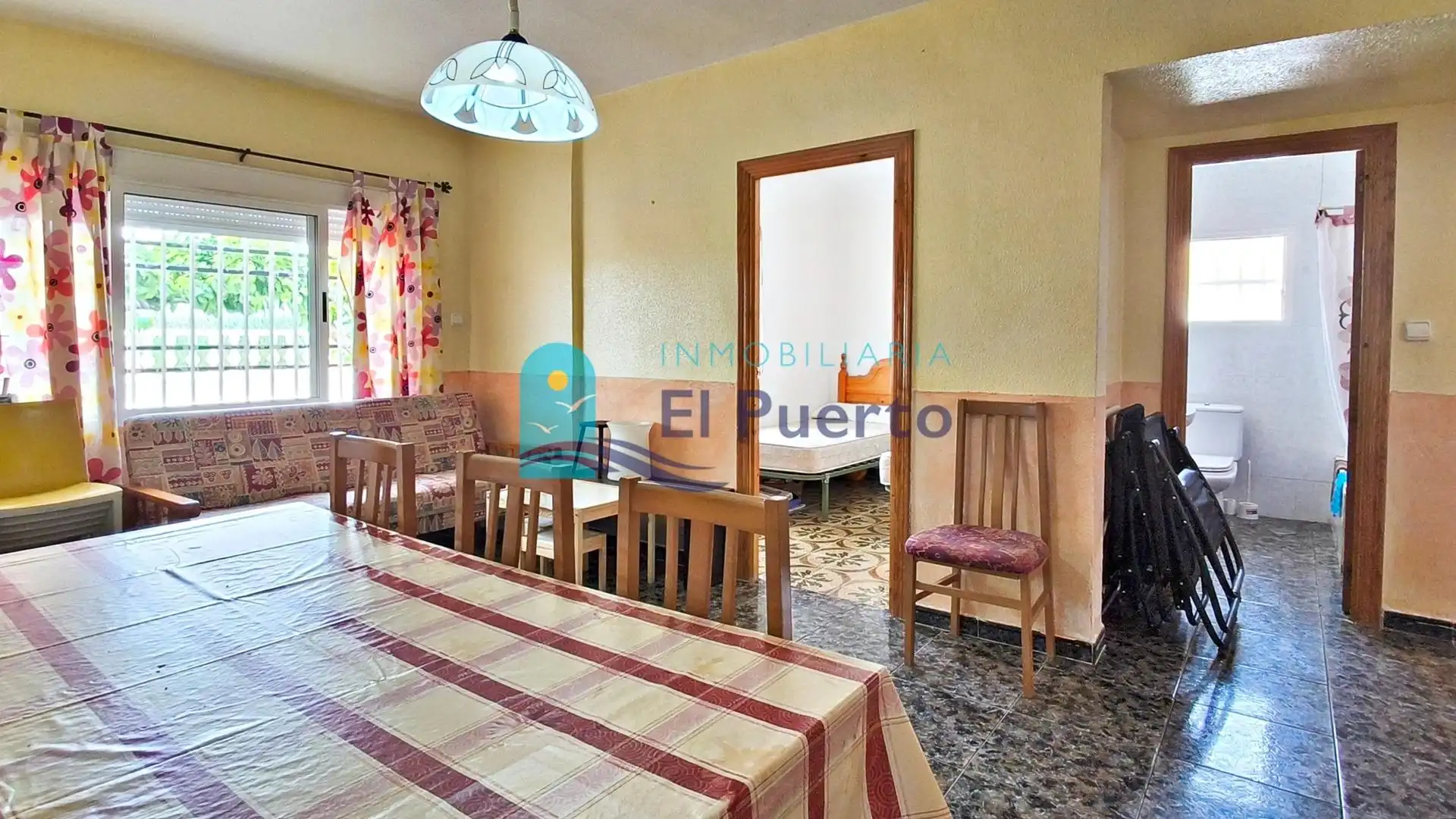 Comedor de Casa o chalet en venta en Mazarrón con Jardín privado, Terraza y Amueblado