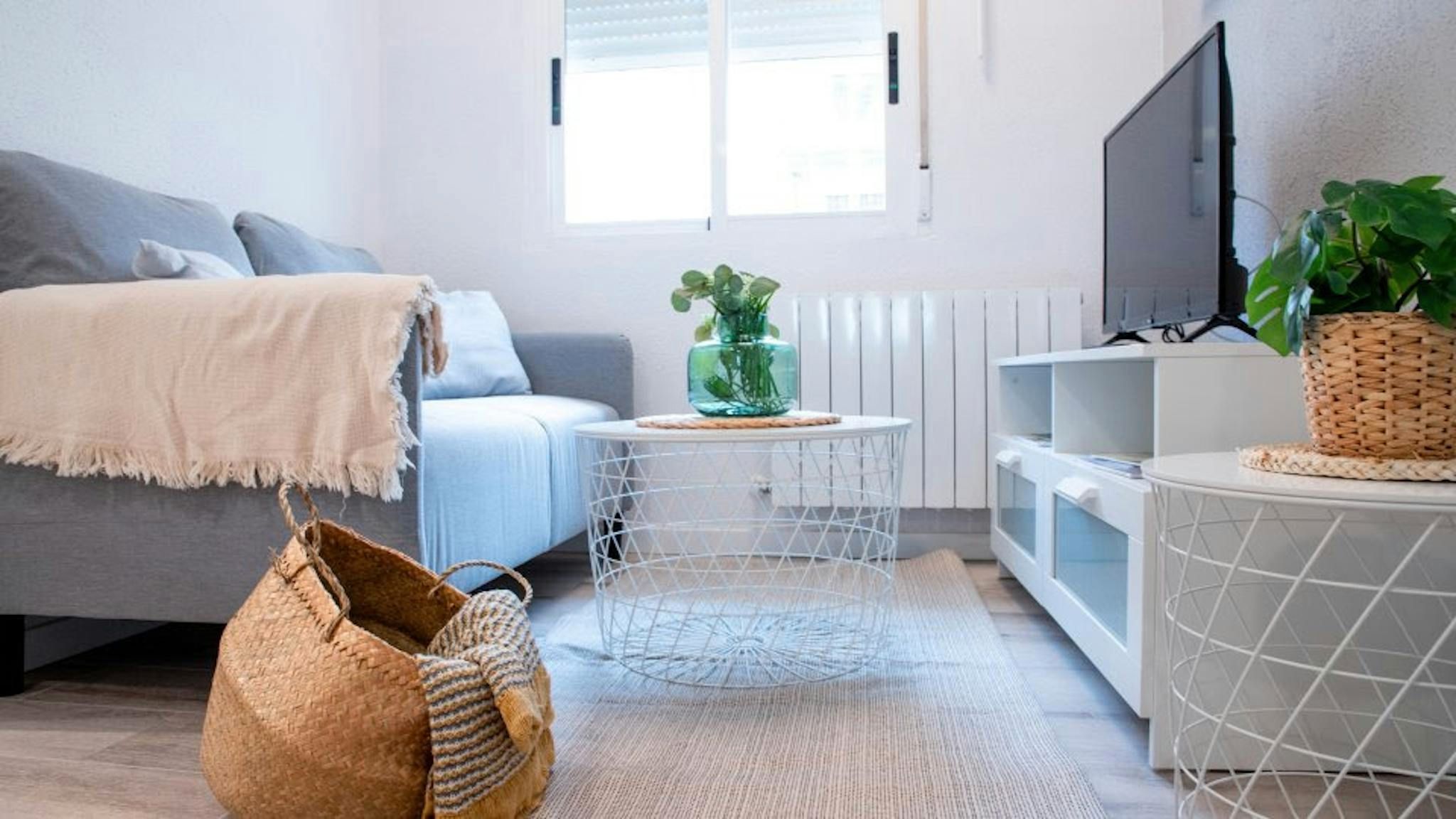 Living room of Flat for rent in  Madrid Capital  with Heating, Furnished and TV