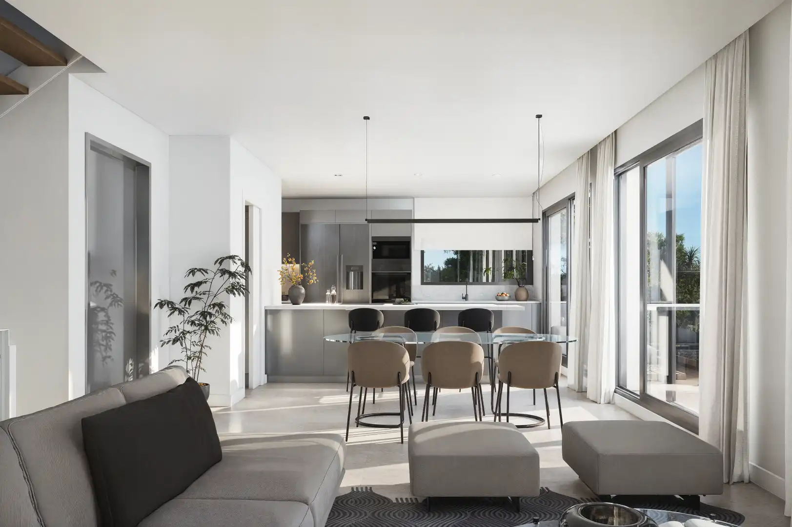 Living room of Houses for sale in Sant Cugat del Vallès  with Air Conditioner, Heating and Private garden
