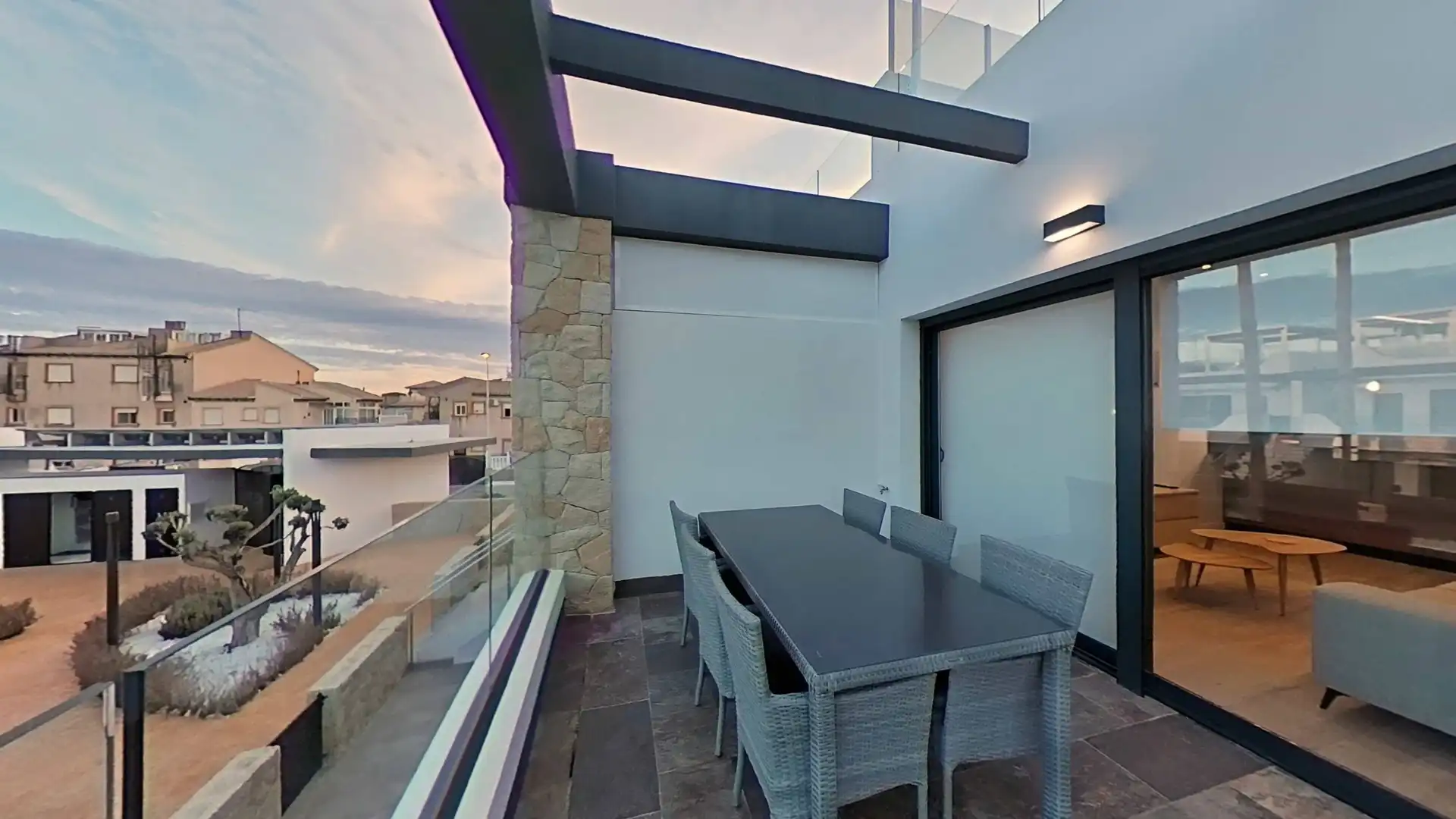 Terrasse von Dachboden zur Miete in Orihuela