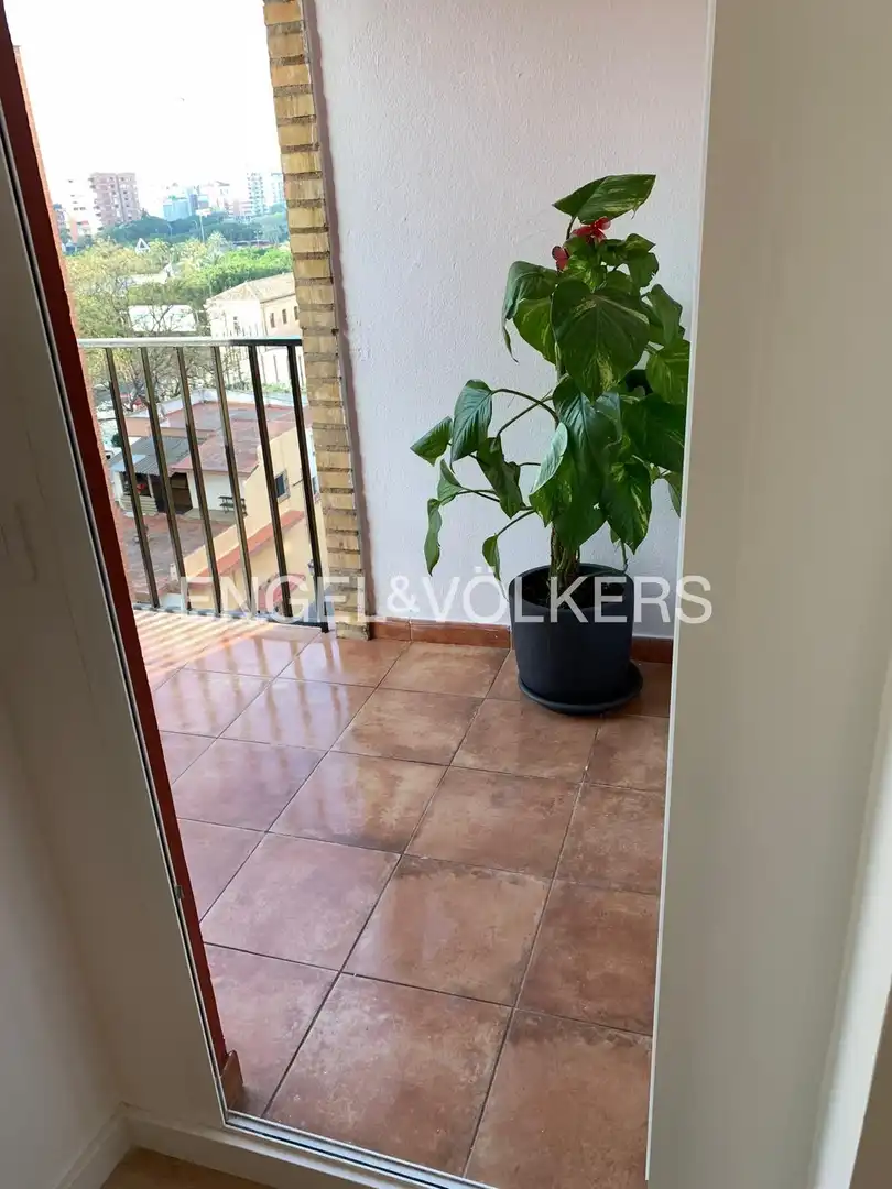 Terraza de Piso de alquiler en Valencia con Calefacción