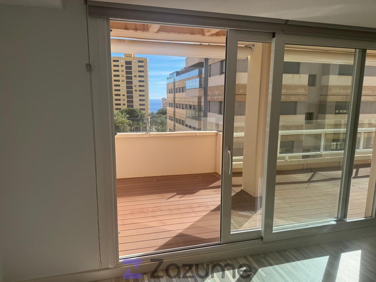 Balcony of Flat to rent in Roquetas de Mar  with Air Conditioner, Heating and Terrace