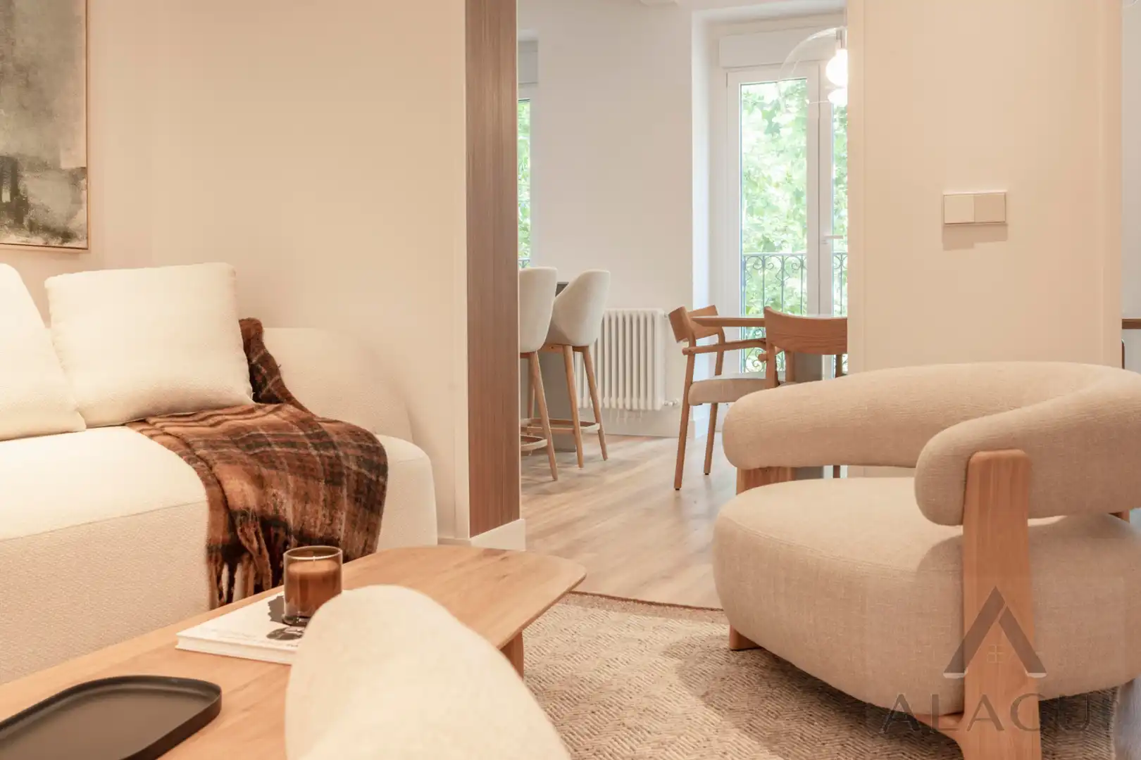 Sala de estar de Apartamento en venta en Madrid con Aire acondicionado, Calefacción y Amueblado