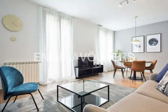 Sala d'estar de Pis de lloguer en Barcelona amb Aire condicionat, Calefacció i Balcó