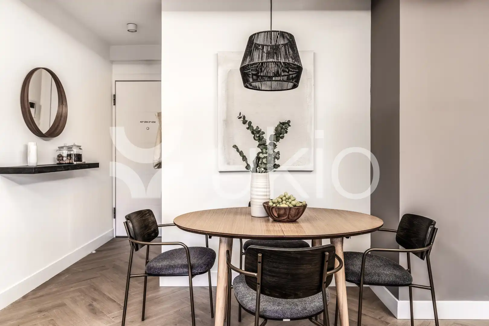 Esszimmer von Wohnung zur Miete in Madrid mit Klimaanlage, Heizung und Möbliert