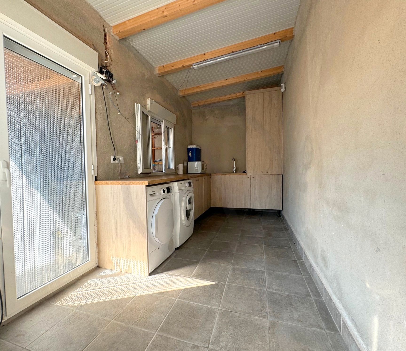 Kitchen of Single-family semi-detached for sale in Terrassa  with Air Conditioner, Heating and Parquet flooring