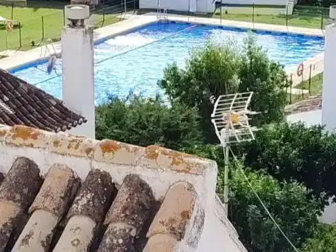 Swimming pool of Flat for sale in Mijas  with Air Conditioner, Terrace and Swimming Pool