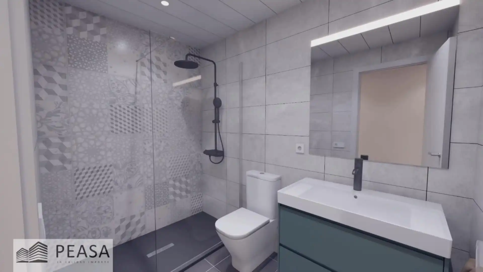 Badezimmer von Wohnung zum Verkauf in Monzón mit Abstellraum