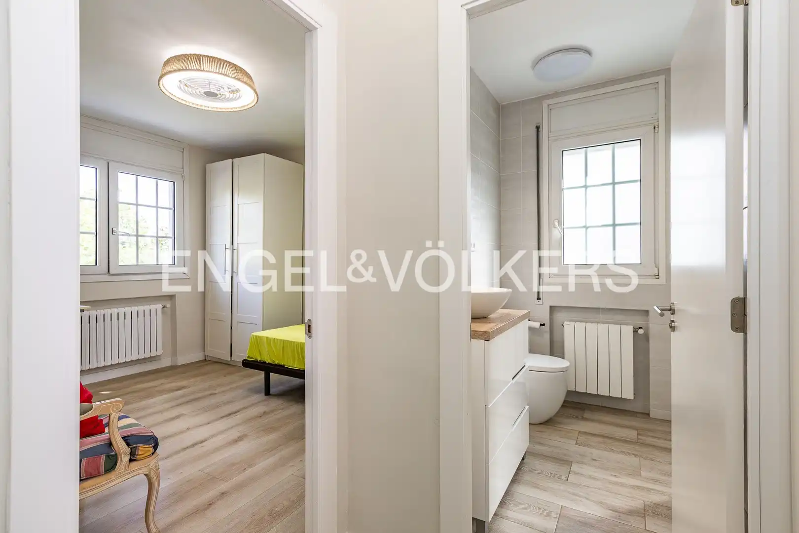 Dormitori de Casa o xalet de lloguer en Sant Cugat del Vallès amb Aire condicionat, Calefacció i Jardí privat