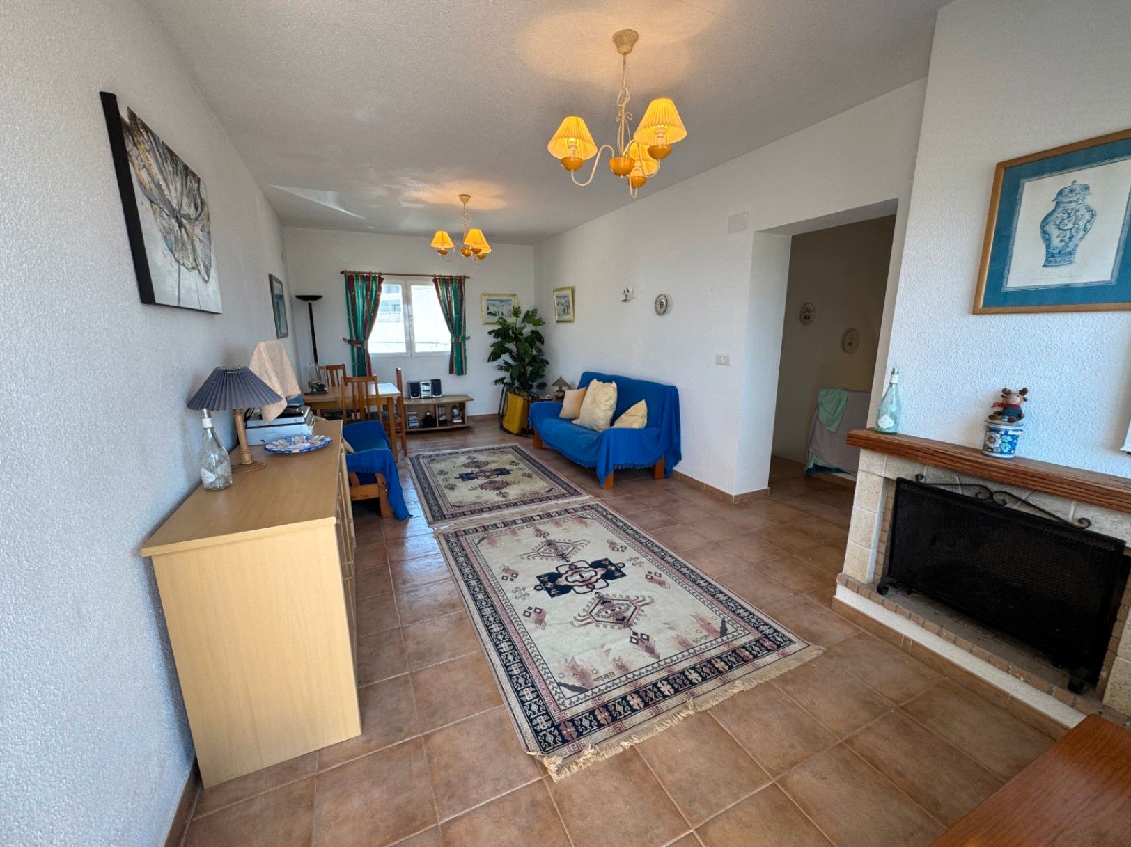 Sala d'estar de Casa o xalet en venda en Benitachell / El Poble Nou de Benitatxell amb Terrassa, Piscina i Moblat