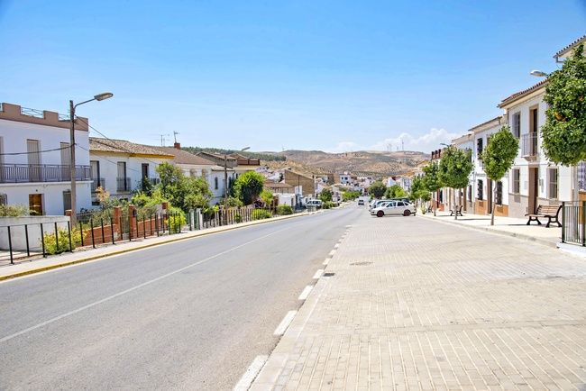 Vista exterior de Casa adosada en venda en Martín de la Jara