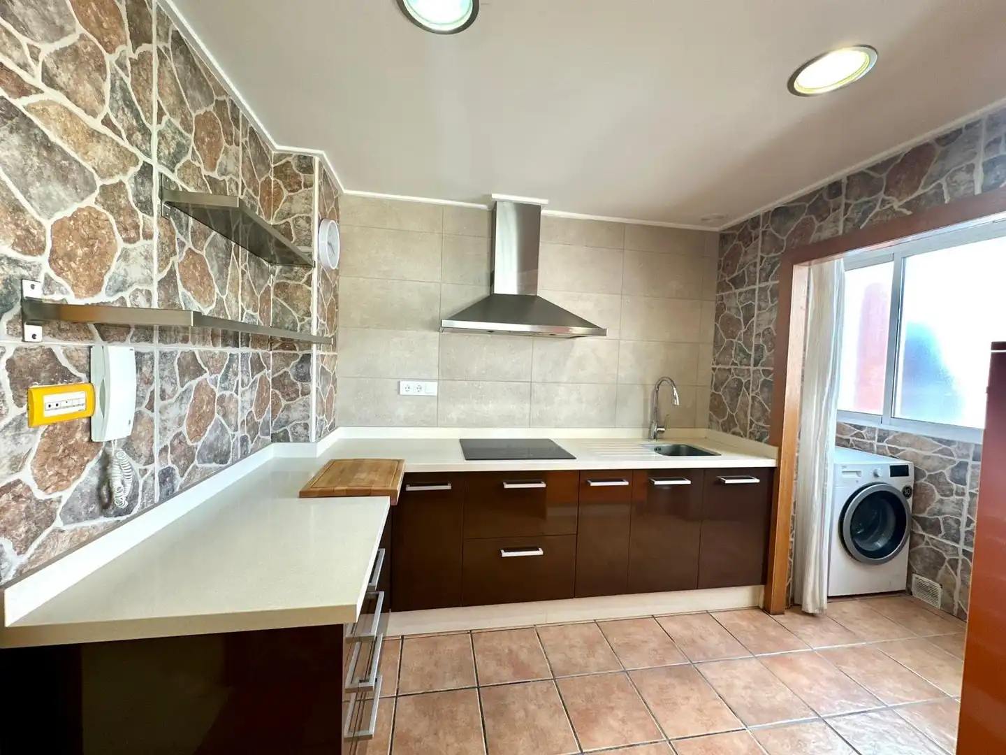Cocina de Ático en venta en Elche / Elx con Terraza, Amueblado y Balcón
