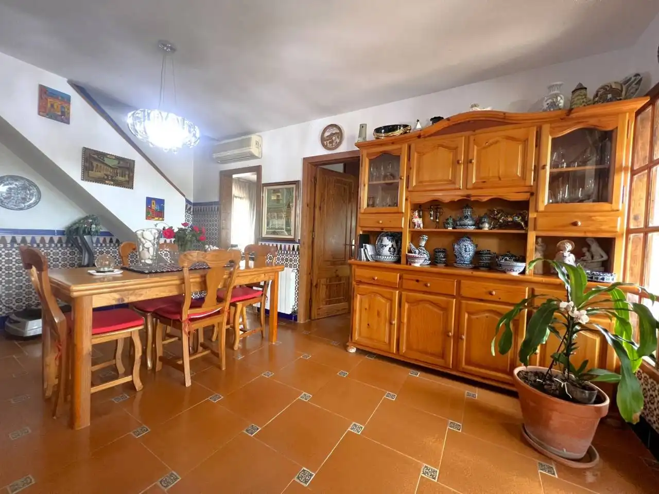 Dining room of Houses for sale in Riells i Viabrea  with Air Conditioner, Heating and Private garden