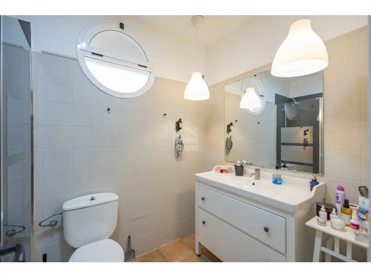 Baño de Apartamento en venta en Es Mercadal con Jardín privado y Terraza