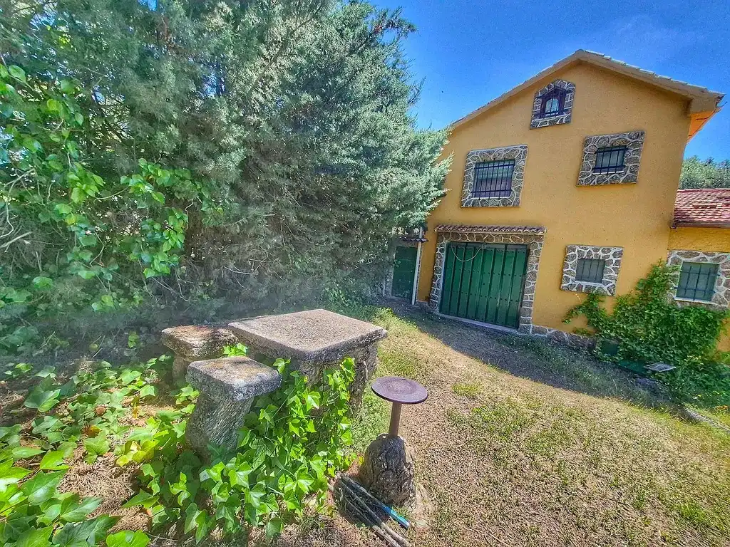 Jardín de Casa adosada en venta en Santa María de la Alameda con Jardín privado y Terraza