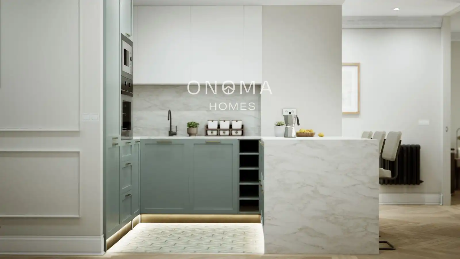 Cocina de Piso en venta en Madrid con Aire acondicionado, Calefacción y Parquet