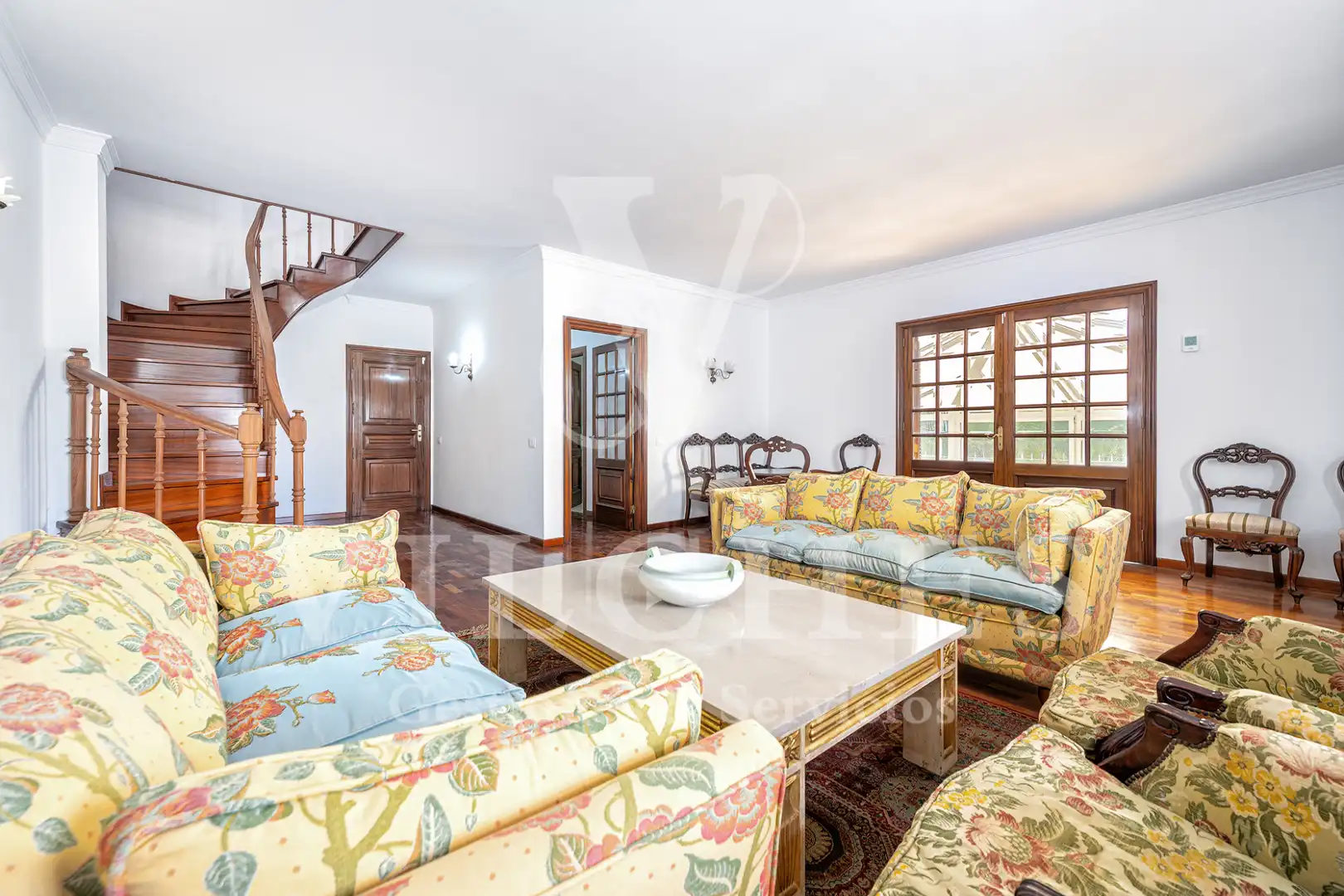 Sala de estar de Dúplex en venta en Las Palmas de Gran Canaria con Jardín privado, Parquet y Terraza