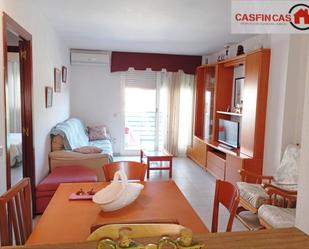 Living room of Flat for sale in Cunit  with Air Conditioner, Terrace and Furnished