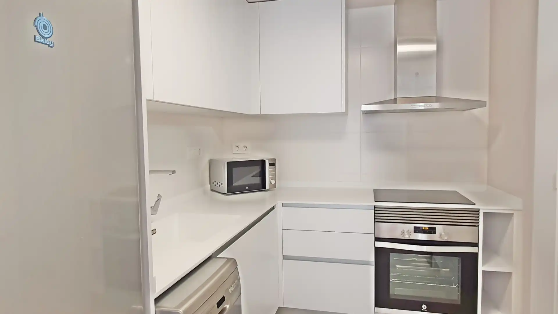 Cocina de Apartamento de alquiler en Oliva con Aire acondicionado, Calefacción y Terraza