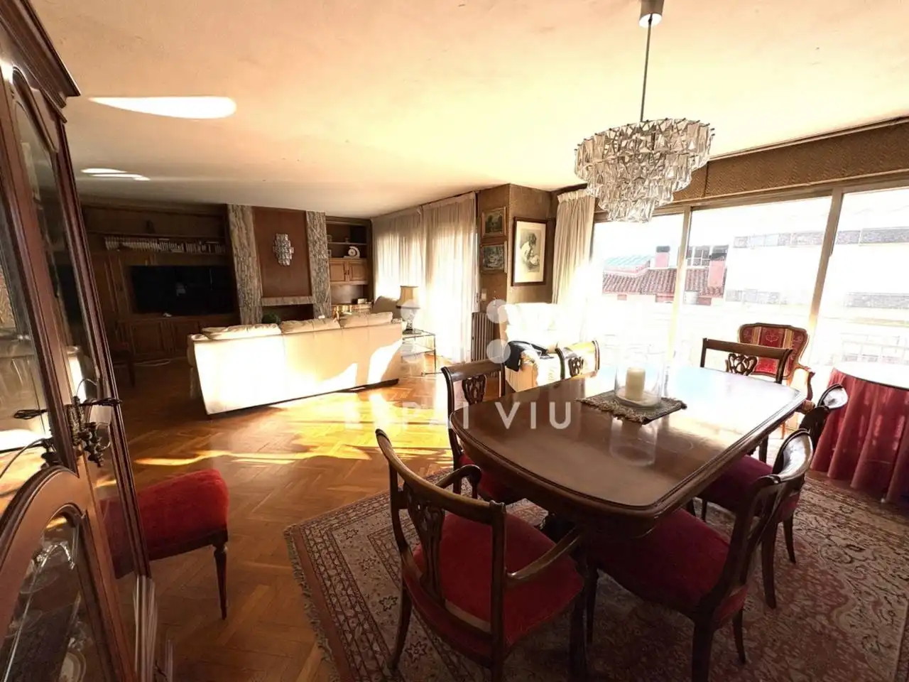 Sala d'estar de Pis en venda en Terrassa amb Calefacció, Parquet i Terrassa
